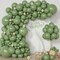 Sage Green Balloons Arch Kit -129pcs Different Sizes 18,12,10,5inches